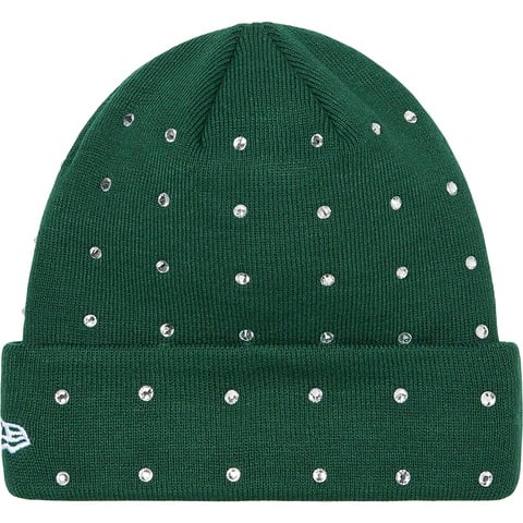 Supreme New Era® Rhinestone Beanie - Dark Green