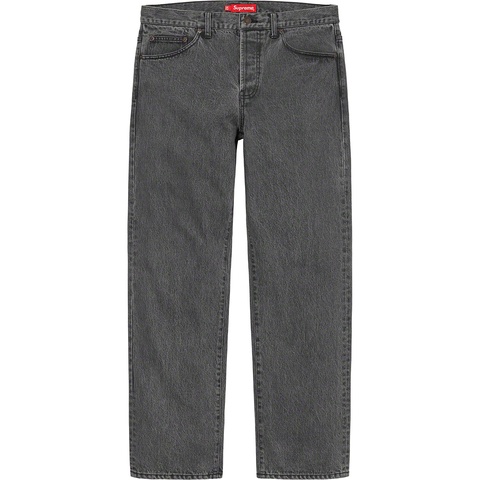 Supreme Regular Jean - Washed Black
