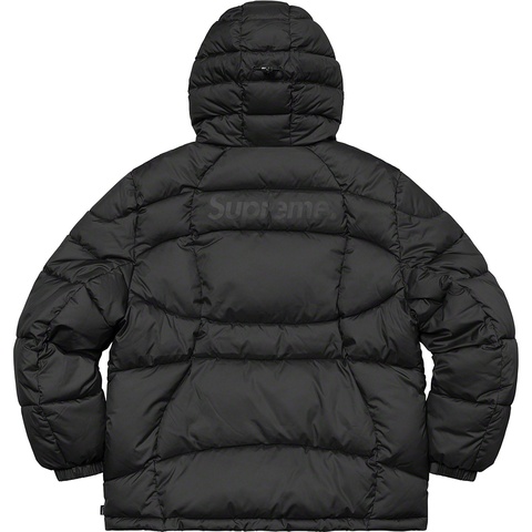 Supreme Warp Hooded Puffy Jacket - Black