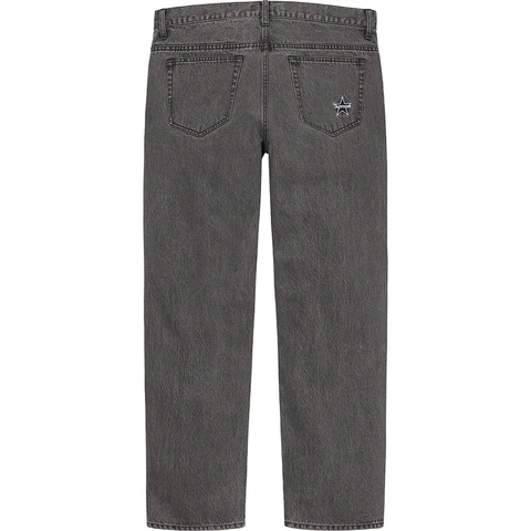 Supreme Regular Jean - Washed Black
