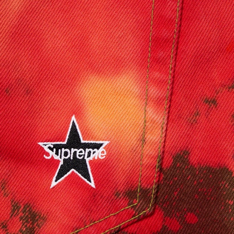 Supreme Regular Jean - Bleached Red