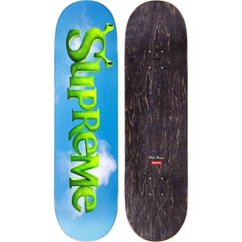 Supreme Shrek Skateboard - Clouds - 8.5" x 32.25"