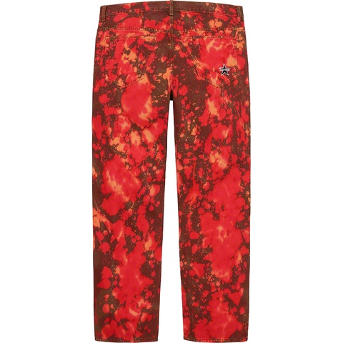 Supreme Regular Jean - Bleached Red