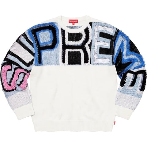 Chenille Logo Sweater - fall/winter 2021 - Supreme