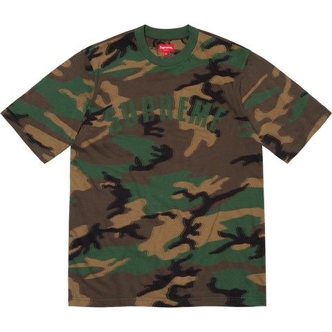 Supreme Intarsia Camo S/S Top - Woodland Camo