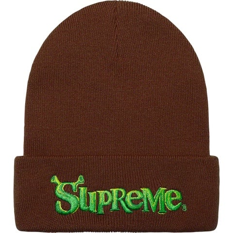 Supreme Shrek Beanie - Brown