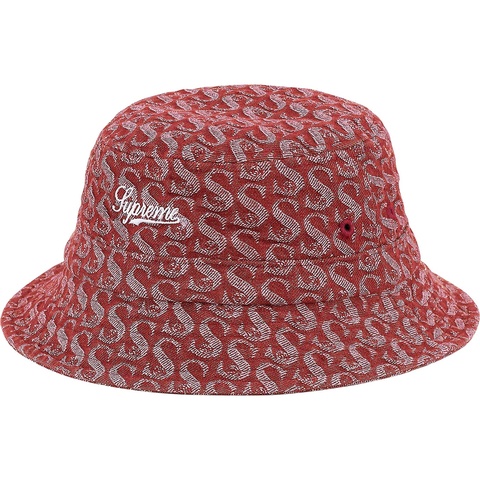 Supreme Monogram Denim Crusher - Red
