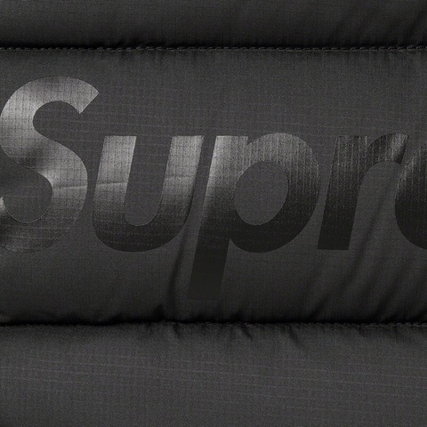 Supreme Warp Hooded Puffy Jacket - Black