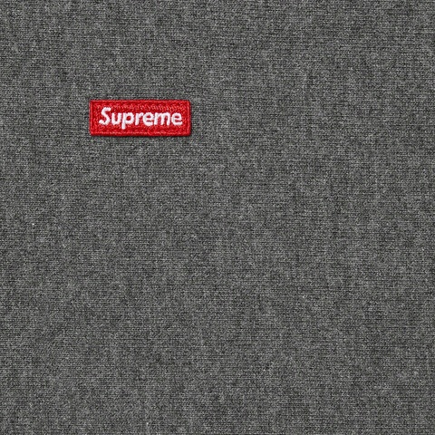 Supreme Small Box Hooded Sweatshirt - Charcoal