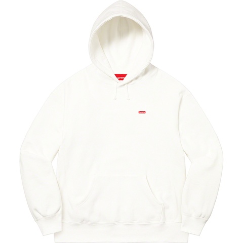 Supreme Small Box Hooded Sweatshirt - White