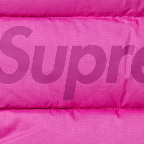 Supreme Warp Hooded Puffy Jacket - Fuchsia