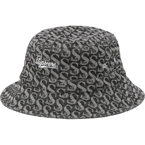 Supreme Monogram Denim Crusher - Black