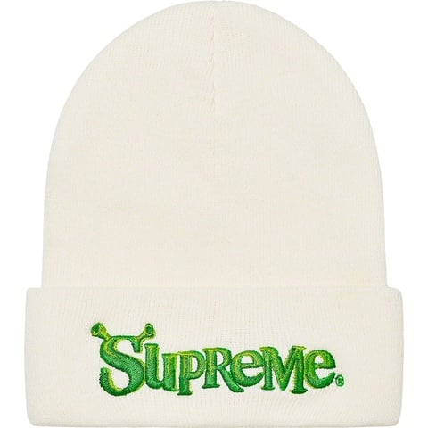Supreme Shrek Beanie - White