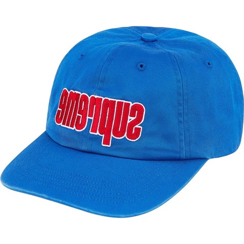 Supreme Reverse Logo 6-Panel - Royal