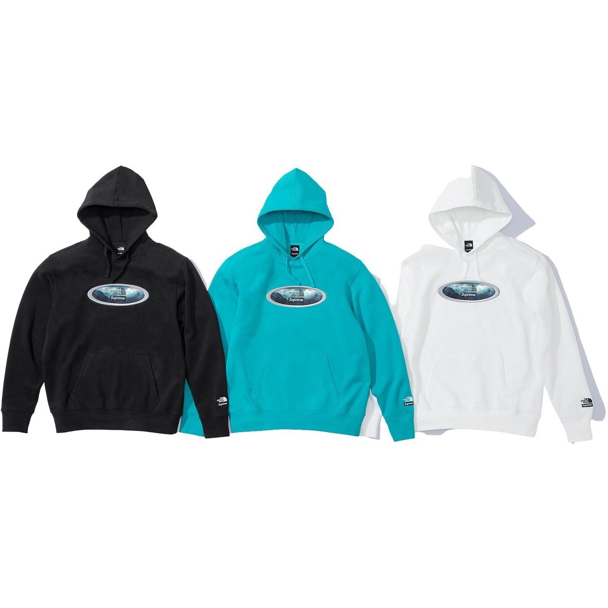 Supreme®/The North Face® Lenticular Mountains Hooded Sweatshirt