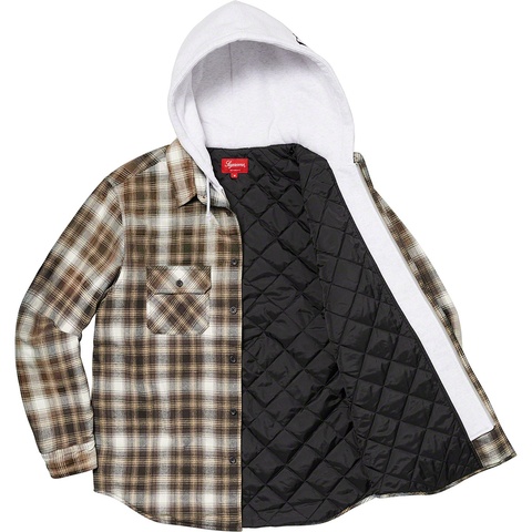 Hooded Flannel Zip Up Shirt - fall/winter 2021 - Supreme