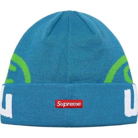 Supreme New Era® 2-Tone Logo Beanie - Teal