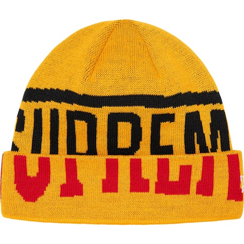 Supreme New Era® 2-Tone Logo Beanie - Yellow