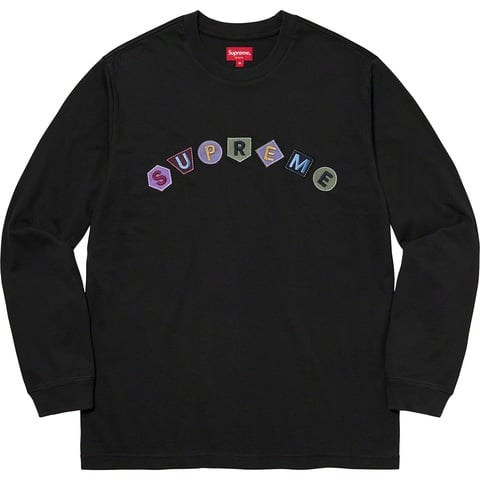 Supreme Geo Arc L/S Top - Black