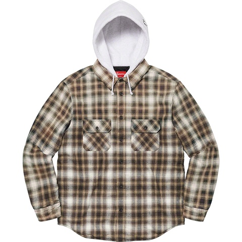 Hooded Flannel Zip Up Shirt - fall/winter 2021 - Supreme Hooded Flannel Zip Up Shirt - fall/winter 2021 - Supreme