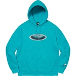 Supreme Supreme The North Face Lenticular Mountains Hooded Sweatshirt (FW21) - Teal