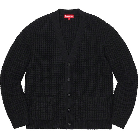 トップス Supreme waffle knit Cardigan XL Waffle Knit Cardigan - fall/winter 2021 - Supreme