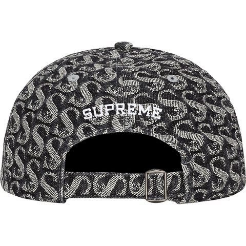 Supreme Monogram Denim 6-Panel - Black