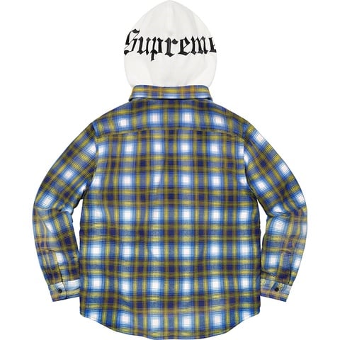 Hooded Flannel Zip Up Shirt - fall/winter 2021 - Supreme