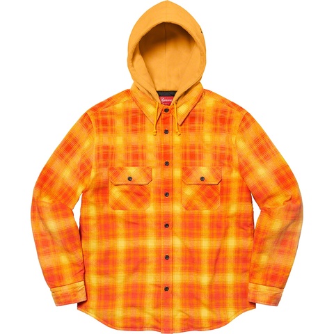 Hooded Flannel Zip Up Shirt - fall/winter 2021 - Supreme