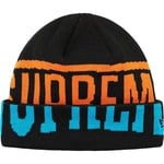 Supreme New Era 2-Tone Logo Beanie (FW21) - Black