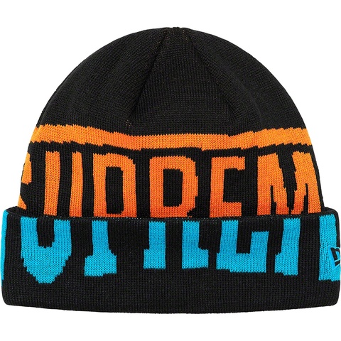 Supreme New Era® 2-Tone Logo Beanie - Black