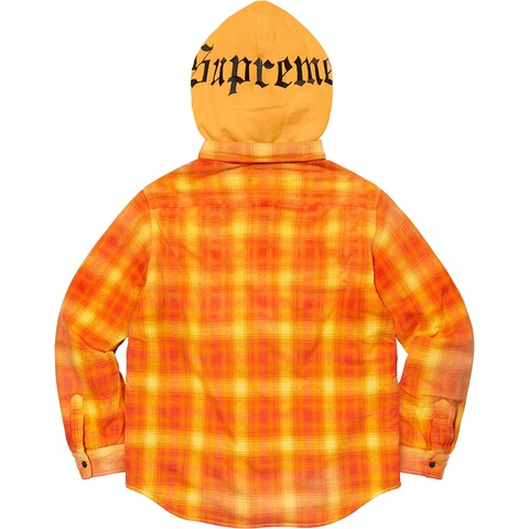 Hooded Flannel Zip Up Shirt - fall/winter 2021 - Supreme