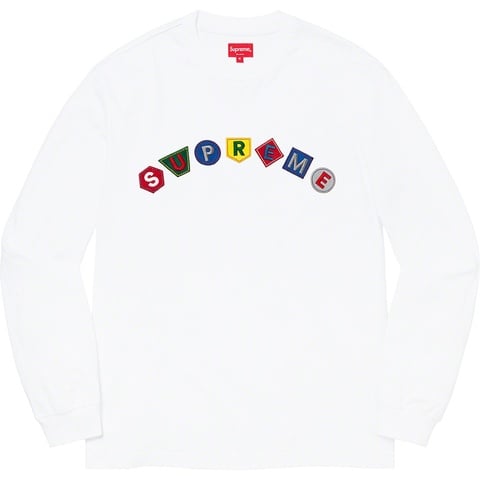 Supreme Geo Arc L/S Top - White