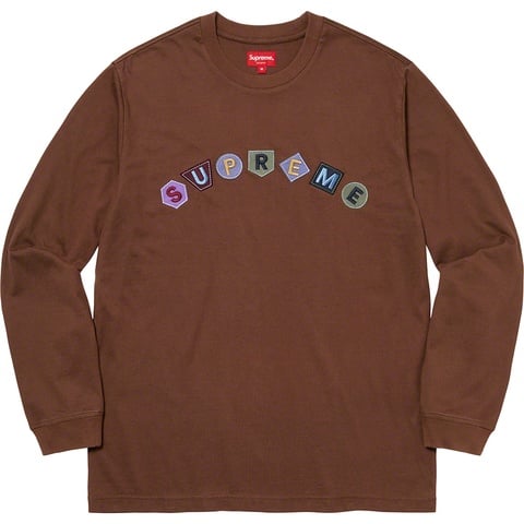 Supreme Geo Arc L/S Top - Brown