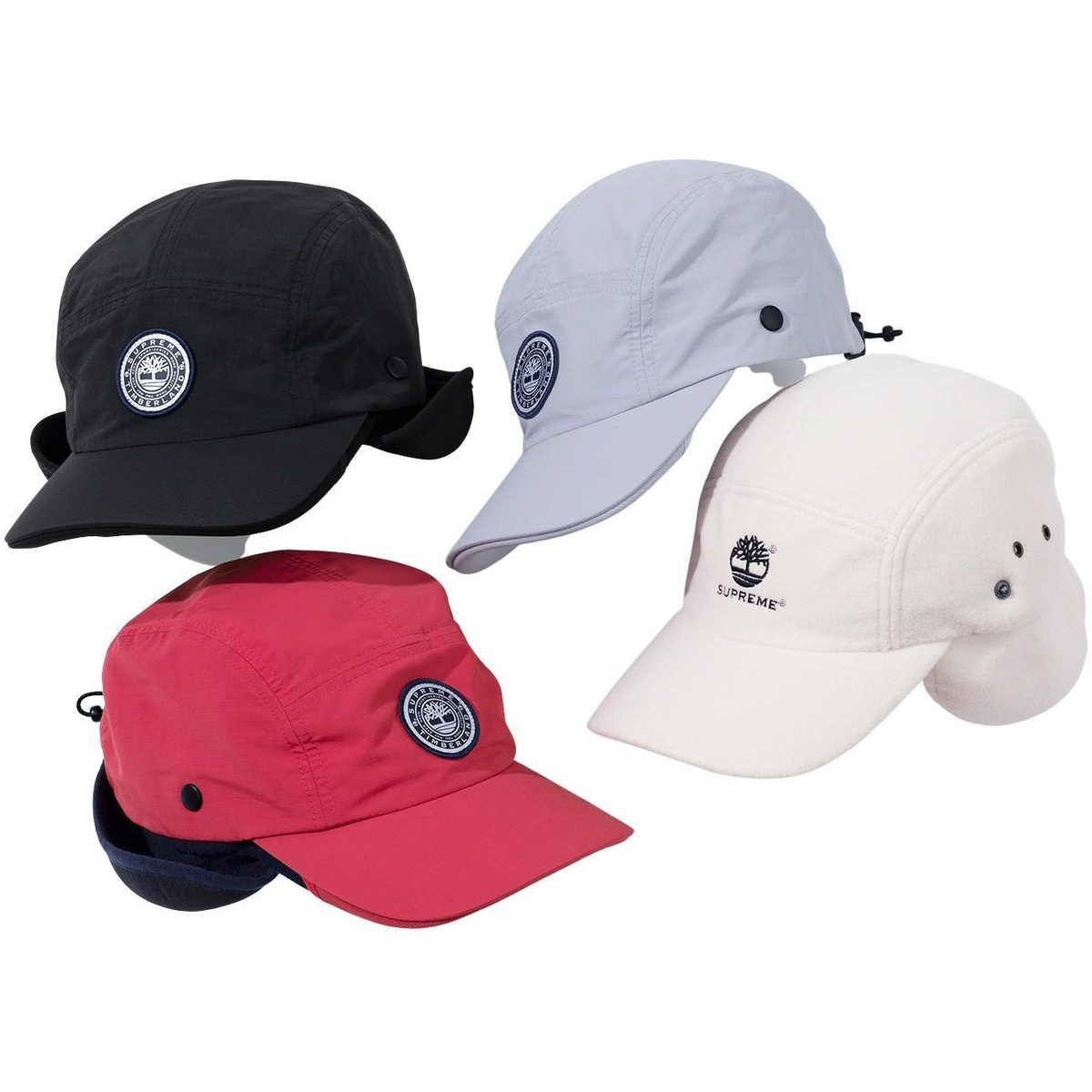 特典【Supreme × Timberland】Earflap Camp Cap Supreme®/Timberland® 2-In-1 Earflap Camp Cap - Supreme