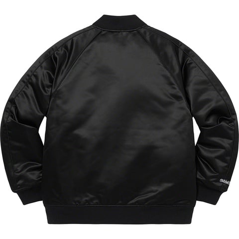 Supreme Supreme®/Mitchell & Ness® Sequin Logo Varsity Jacket - Black