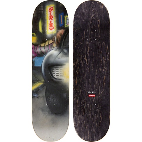 Supreme Lady Pink/Supreme Skateboard - 3 - 8.375" x 32.125"
