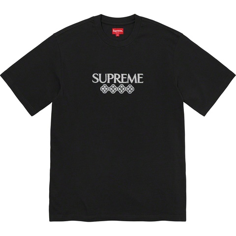 Supreme Glitter S/S Top - Black