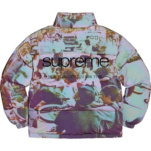 Supreme Lafayette Reflective Down Jacket - Multicolor