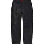 Supreme Leather 5-Pocket Jean (FW21) - Black