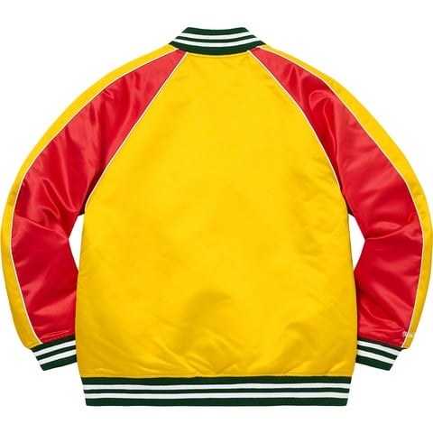 Supreme Supreme®/Mitchell & Ness® Sequin Logo Varsity Jacket - Gold