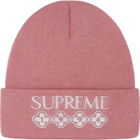 Supreme Glitter Beanie - Rose