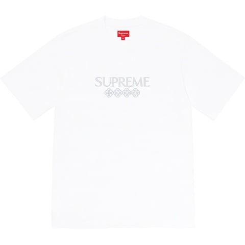 Supreme Glitter S/S Top - White