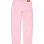 Supreme Leather 5-Pocket Jean (FW21) - Pink