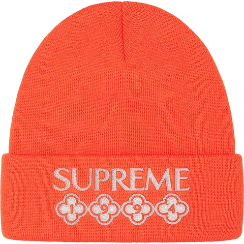 Supreme Glitter Beanie - Orange
