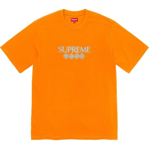 Supreme Glitter S/S Top - Orange