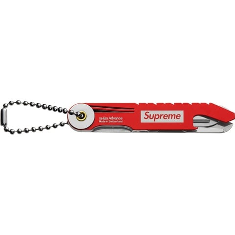 Supreme Supreme®/Swiss Advance Crono N5 Pocket Knife - Red