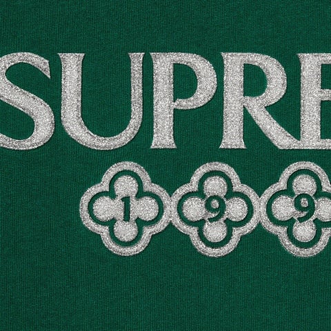 Supreme Glitter S/S Top - Dark Green