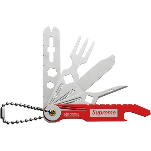 Supreme Supreme®/Swiss Advance Crono N5 Pocket Knife - Red