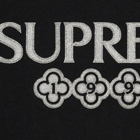 Supreme Glitter S/S Top - Black